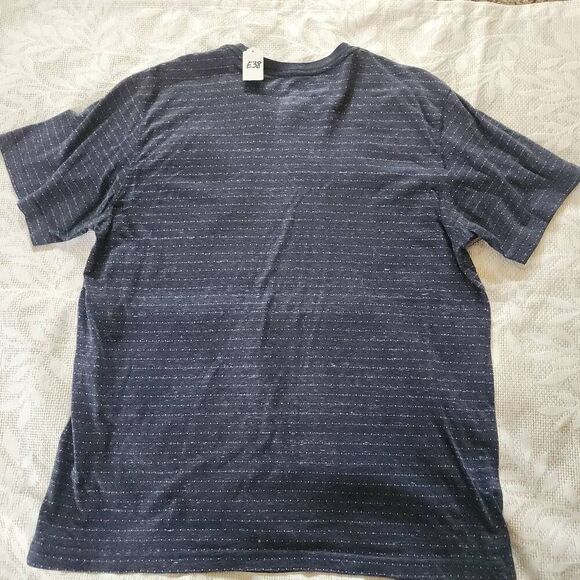 E38 George blue short-sleeved t-shirt - Picture 2 of 4
